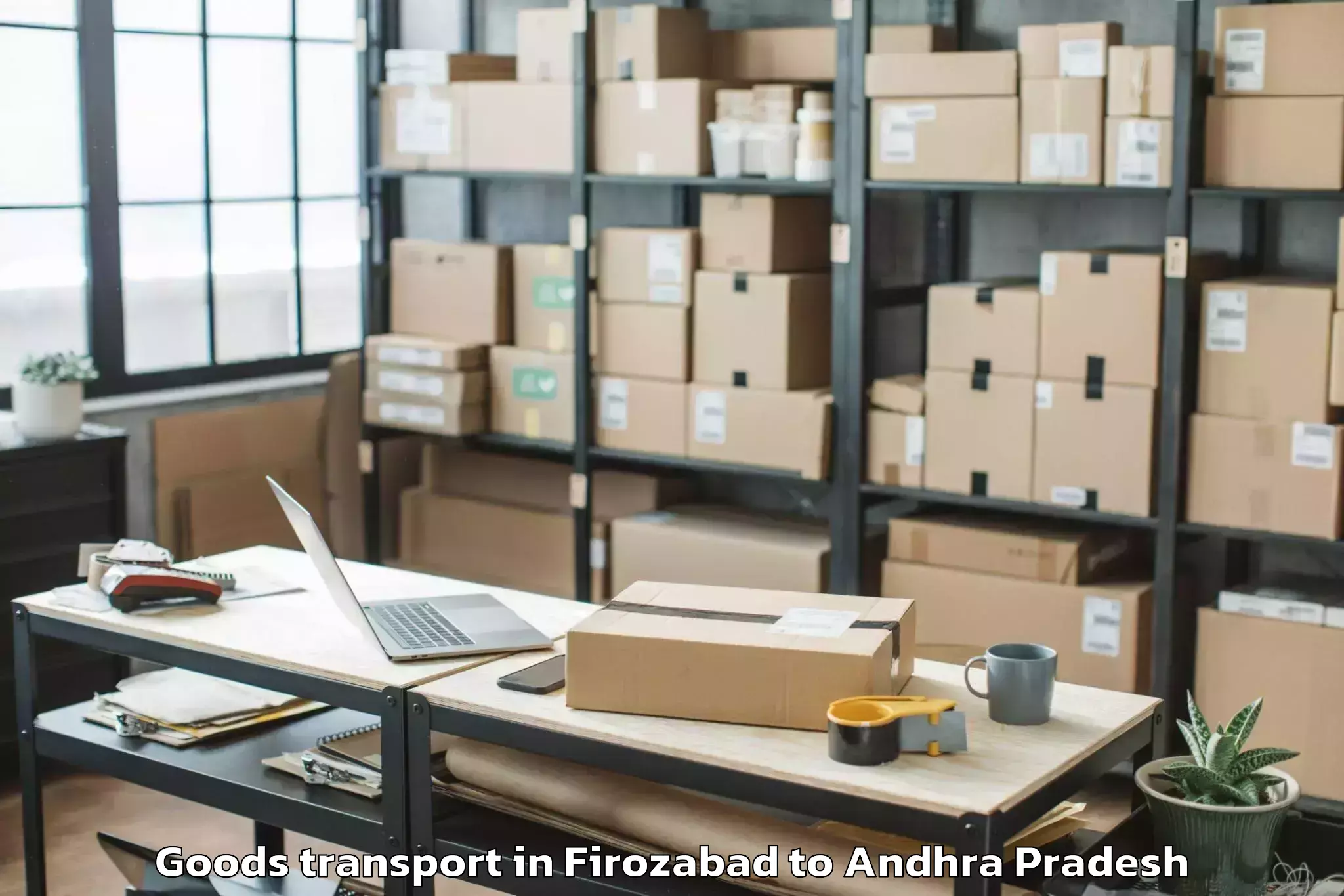 Reliable Firozabad to Pithapuram Goods Transport